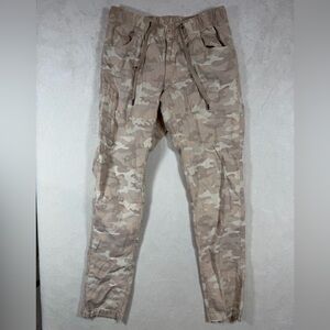 BYLT Basics Size M Athletic Fit Tan Weekender Pants Camouflage Joggers